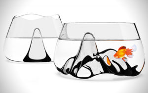 Bocce per pesci di design, 5 vasche con stile